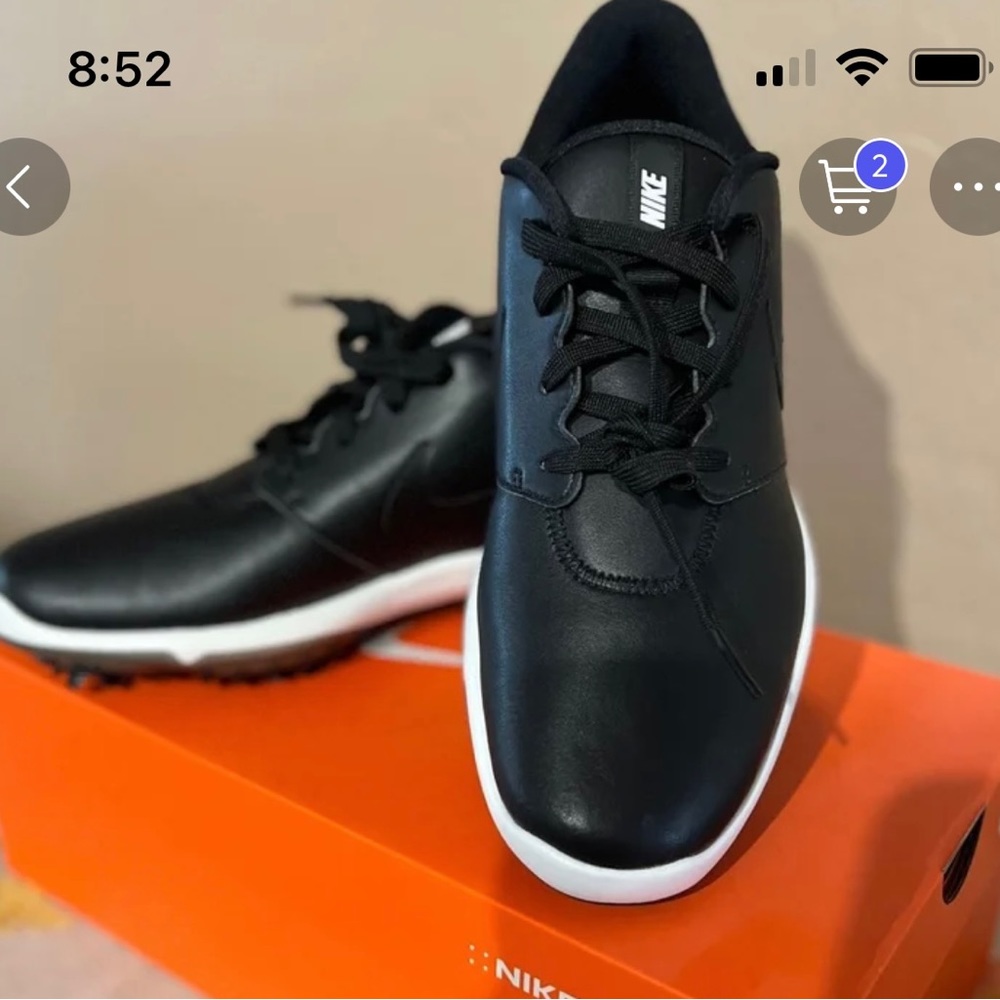 New Mens Nike Roshe
G Tour Spiked Leather Men's-Golf Shoes